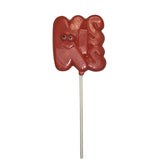 Assorted Colors Kiss Lollipop Suckers 1.0 Oz White Chocolate Red